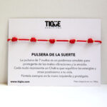 Pulsera DE LA SUERTE Rojo - Imagen 3
