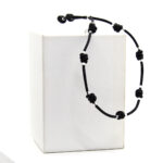 Pulsera DE LA SUERTE PLATA Negro - Imagen 3