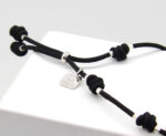 Pulsera DE LA SUERTE PLATA Negro - Imagen 5