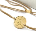 Pulsera BRÚJULA DE LA FELICIDAD Beige - Imagen 3