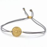 Pulsera BRÚJULA DE LA FELICIDAD Gris