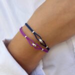 Pulsera NEXO PLATA Lila - Imagen 2