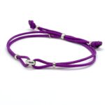 Pulsera NEXO PLATA Lila