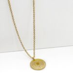 MEDALLION Brújula Cadena gris