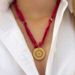 MEDALLION Brújula Tela rojo - Imagen 2