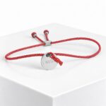 Pulsera I WISH PLATA Rojo