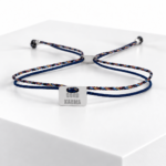 Pulsera GOOD KARMA PLATA Azul