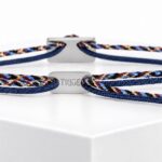 Pulsera GOOD KARMA PLATA Azul - Imagen 3
