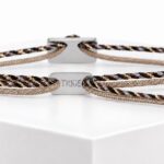 Pulsera GOOD KARMA PLATA Beige - Imagen 3