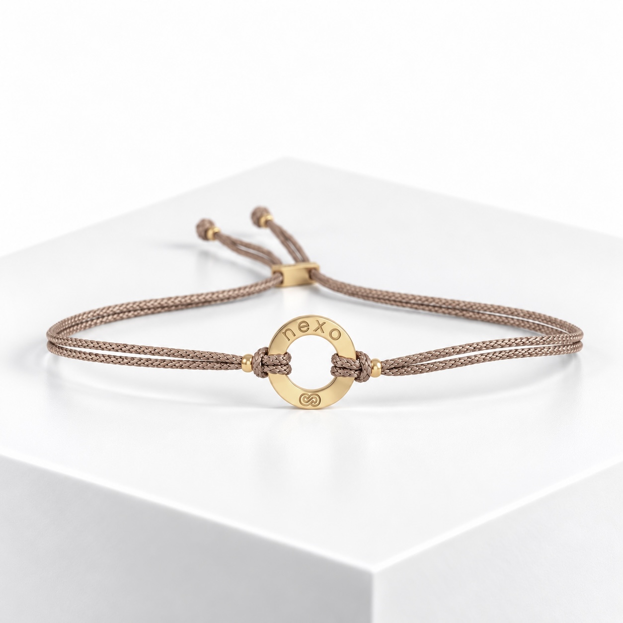 infinity nexo oro beig Pulsera INFINITY NEXO ORO Beige - Imagen 1