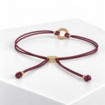 Pulsera INFINITY NEXO ORO Granate - Imagen 3