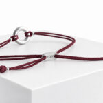 Pulsera INFINITY NEXO PLATA Granate - Imagen 3