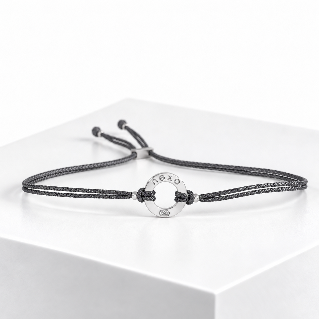 infinity nexo plata gris Pulsera INFINITY NEXO PLATA Gris - Imagen 1